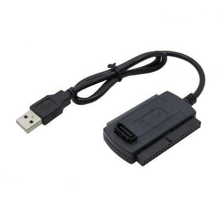 Approx Adaptador USB 2.0 a IDE SATA APPC08 Negro Approx Adaptador USB 2.0 a IDE SATA APPC08 Negro